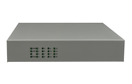 飞畅科技-16路百兆以太网光纤收发器
