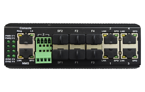 非网管 工业轨式4百兆电+4路百兆光+1路千兆光 工业交换机