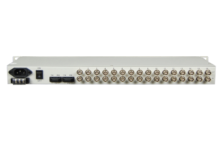 飞畅科技-16E1+3FE+1FX 1+1光备份  PDH光端机