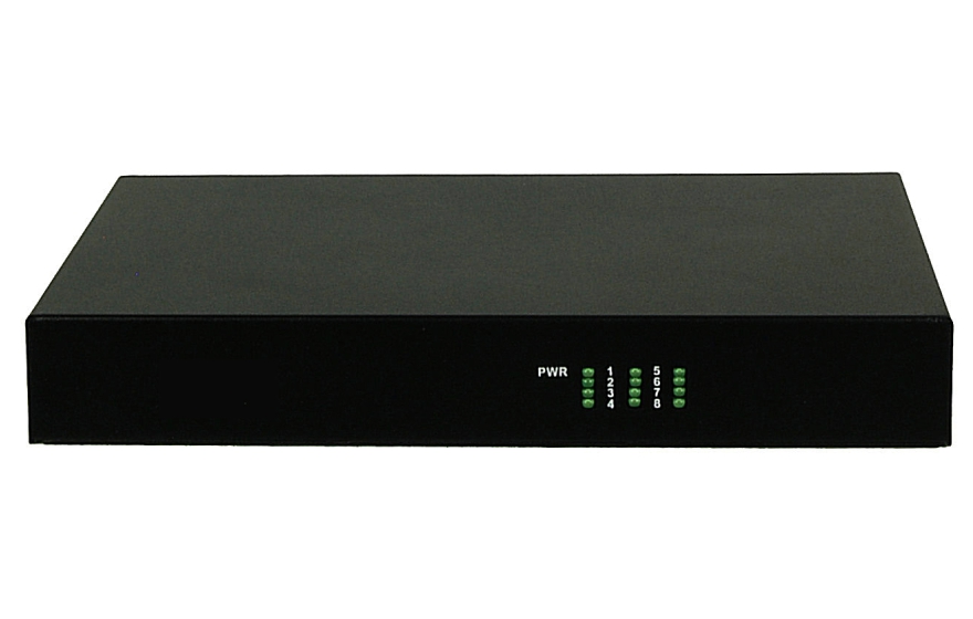 飞畅科技-汇聚型 8路百兆光口+1路千兆电口 网络光端机