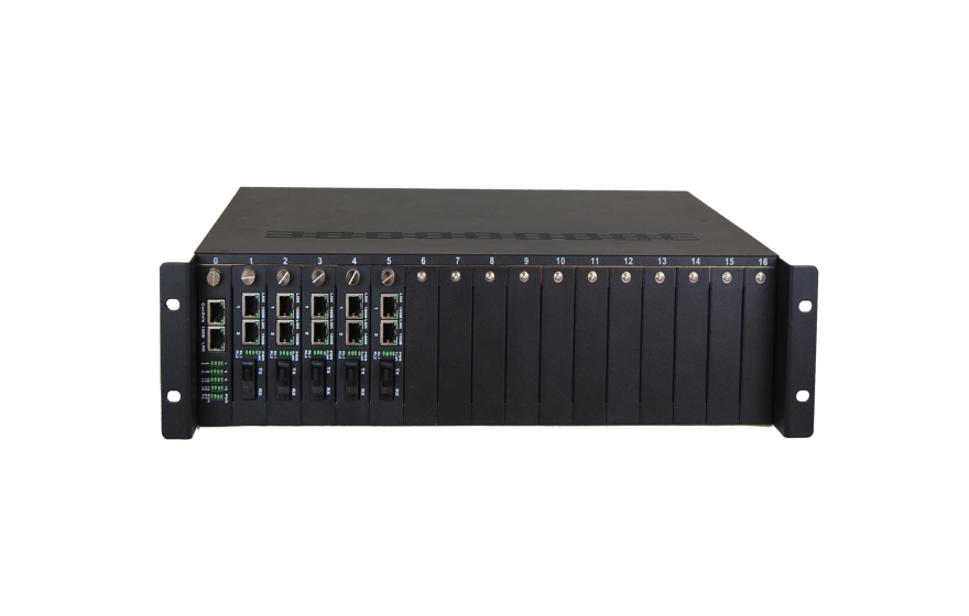 飞畅科技-光纤收发器 集中式机框(独立式/1U/2U/4U/6U)