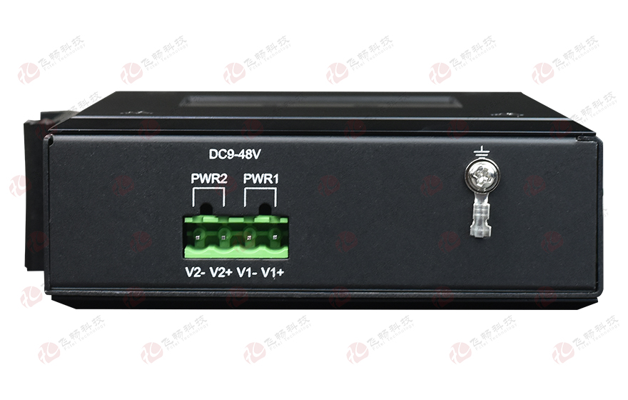 飞畅科技-非网管 工业级4路千兆以太网 光纤收发器