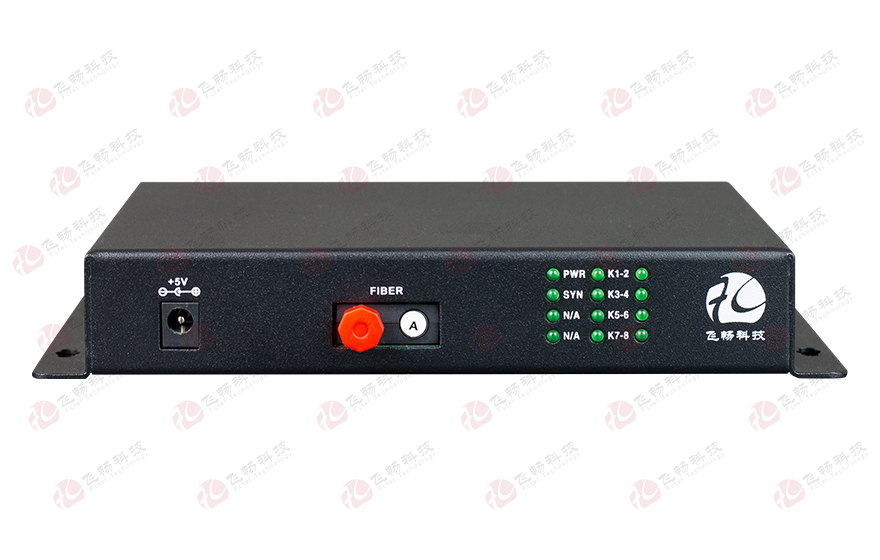 飞畅科技-16路单向/8路双向开关量光端机