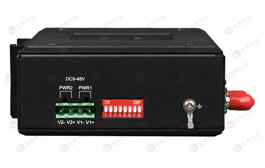 飞畅科技-工业轨式 1-16路  4-20MA 模拟量光端机（带断纤保持功能）