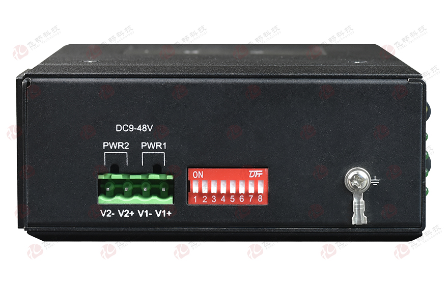 飞畅科技-工业轨式8口百兆交换机