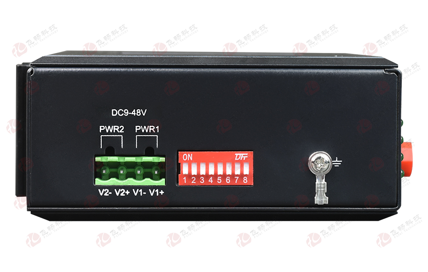 飞畅科技-工业轨式 千兆2光4电  级联型(固定光?？?交换机